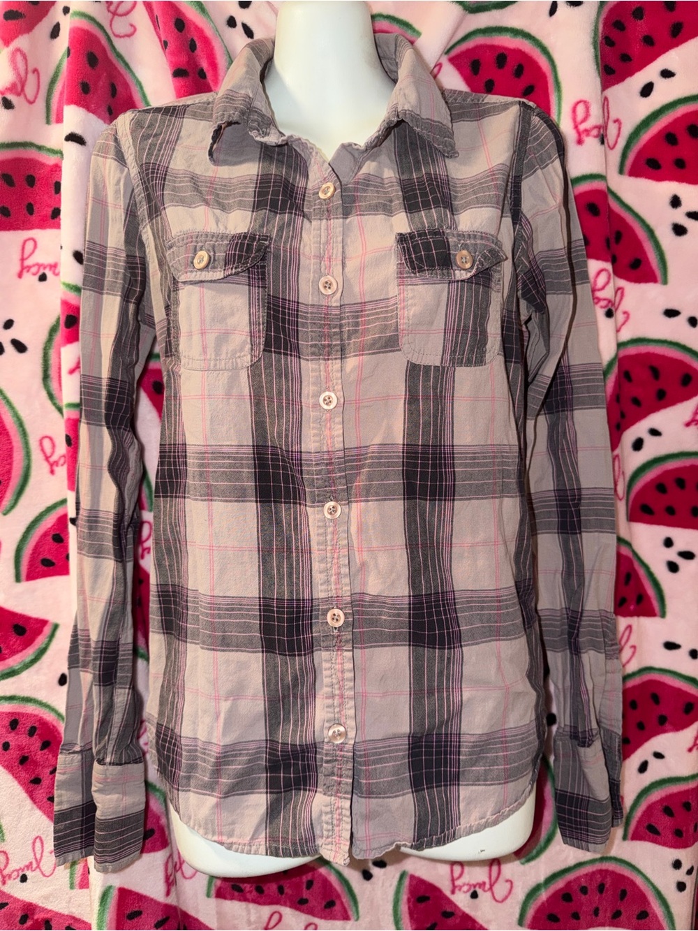 š©·š Roxy Plaid Button-Down Shirt